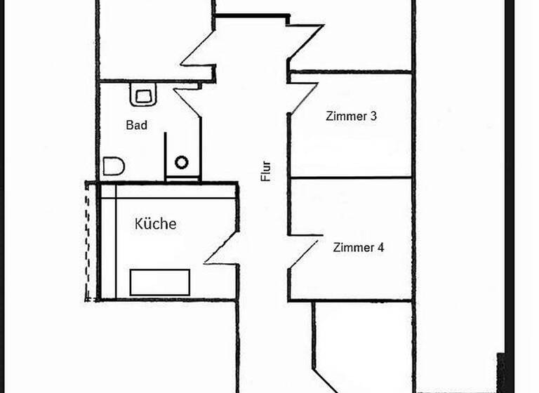 Wohnung zur Miete 450 € 4 Zimmer 89 m² 2. Geschoss Wilhelmstraße 75 Eislingen 73054