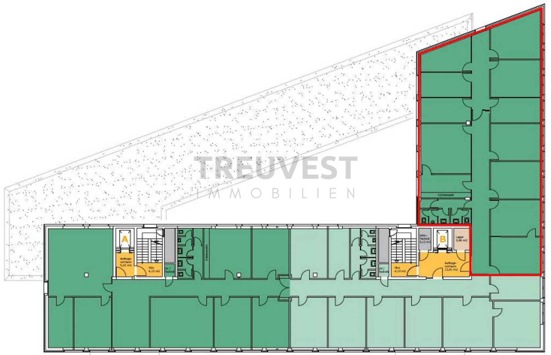 Bürofläche zur Miete provisionsfrei 13,30 € 316 m²<br/>Bürofläche ab 316 m²<br/>Teilbarkeit Heerdt Düsseldorf 40549