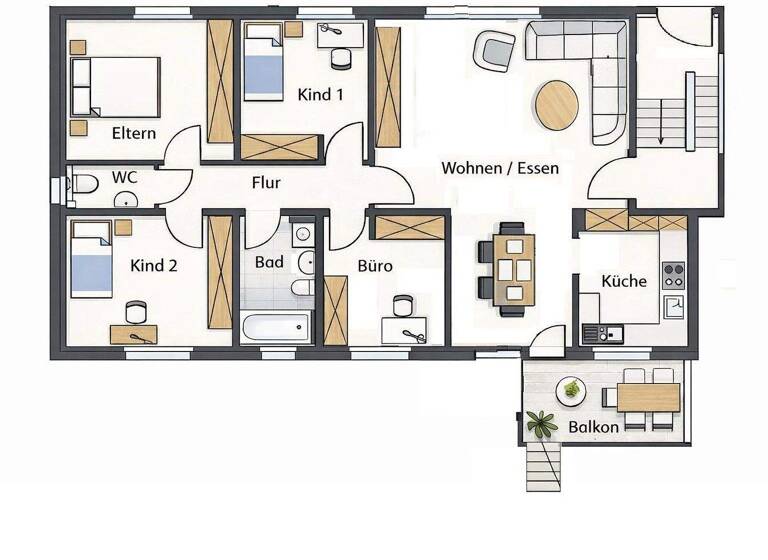 Wohnung zum Kauf provisionsfrei 495.000 € 5 Zimmer 112 m² EG frei ab 30.09.2026 Scharnhauser Park Ostfildern 73760