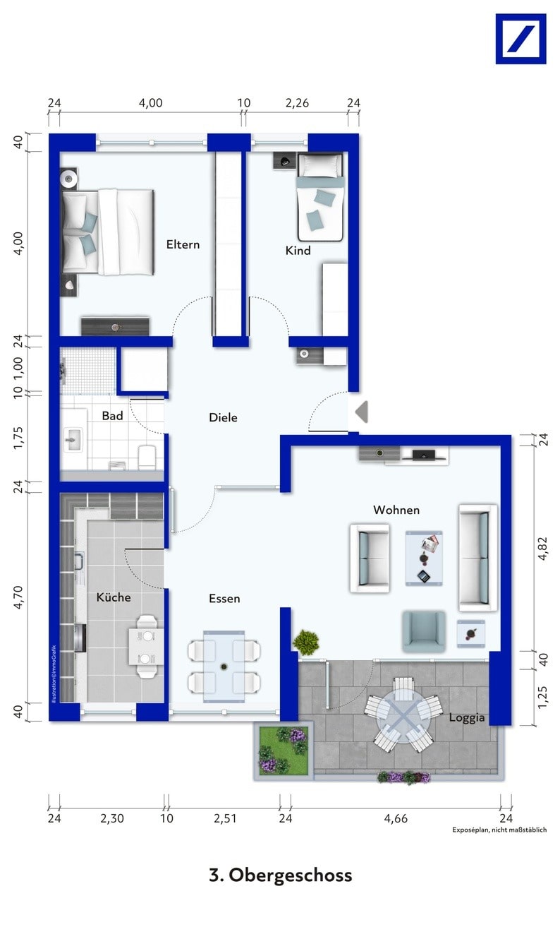 Wohnung zum Kauf 175.000 € 3 Zimmer 88 m²<br/>Wohnfläche Altstadt Bottrop 46236