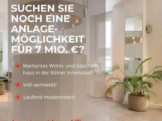 Gewerbeobjekt zum Kauf als Kapitalanlage geeignet 7.000.000 € 1.776 m² 477 m² Grundstück Altstadt-Nord Köln / Altstadt-Nord 50672
