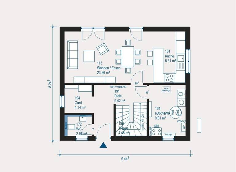 Einfamilienhaus zum Kauf 391.400 € 4 Zimmer 124,9 m² 859 m² Grundstück Eichhof Kürten 51515