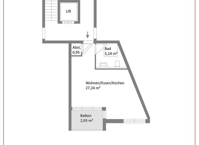 Wohnung zum Kauf - Erstbezug provisionsfrei 156.000 € 1 Zimmer 37 m² 2. Geschoss Stadtgebiet Furtwangen im Schwarzwald 78120