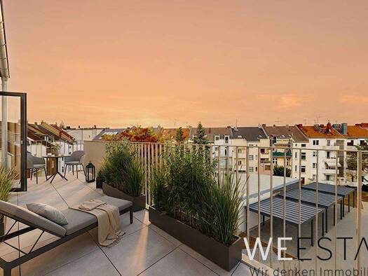 Penthouse zur Miete - Erstbezug 2.200 € 4 Zimmer 135,6 m² 4. Geschoss Eller Düsseldorf 40229