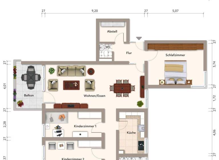 Wohnung zum Kauf 395.000 € 4 Zimmer 112,7 m² 5. Geschoss Ehrenstein Blaustein 89134