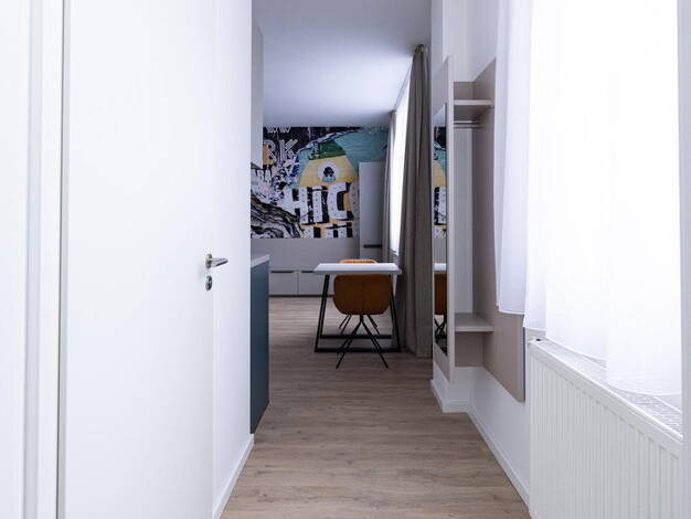 Wohnung zur Miete - Erstbezug 945 € 2 Zimmer 44,6 m² 3. Geschoss Steinbühler Straße 4 Tafelhof Altstadt und engere Innenstadt 90443