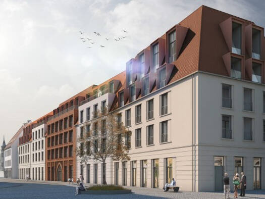 Wohnung zur Miete 1.788 € 4 Zimmer 111,8 m² 3. Geschoss Große Oderstraße 27a Frankfurt Frankfurt (Oder) 15230