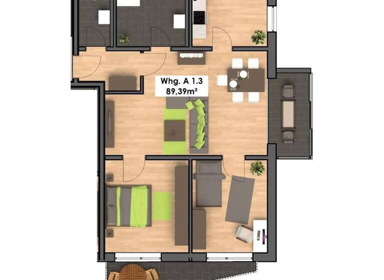 Wohnung zum Kauf 477.900 € 3 Zimmer 89,4 m² 1. Geschoss Hauptstraße 24 Klein-Winternheim 55270