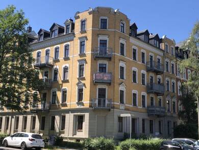 Wohnung zur Miete 375 € 2 Zimmer 68 m² frei ab 01.09.2025 Henriettenstraße 61 Kaßberg 914 Chemnitz 09112