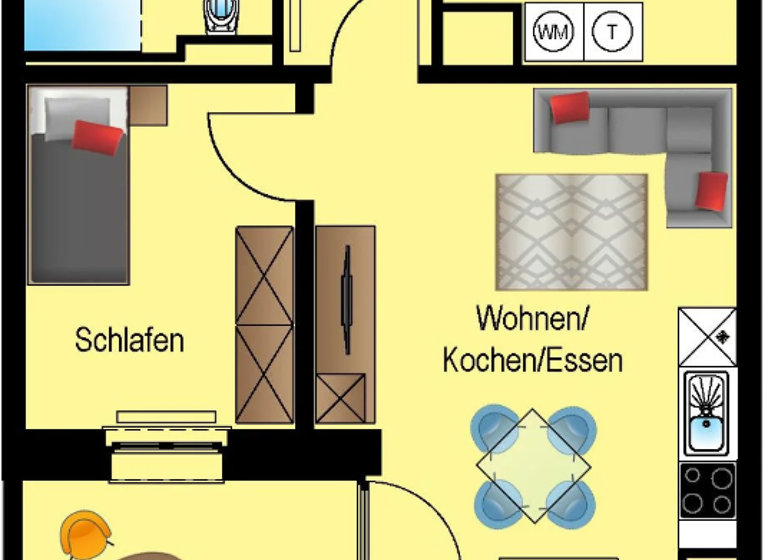Wohnung zur Miete - Erstbezug 930 € 2 Zimmer 50,5 m² EG frei ab sofort Max-Türpe-Straße 1 Morgenleite Chemnitz 09122