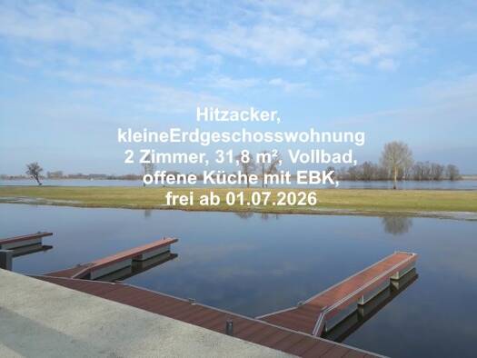 Wohnung zur Miete 315 € 2 Zimmer 31,8 m² EG frei ab 01.07.2026 Hitzacker 29456