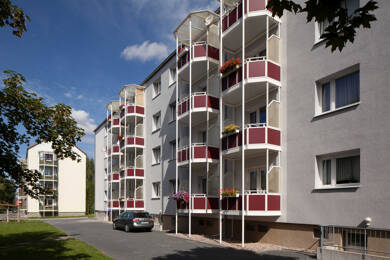 Wohnung zur Miete 387 € 3 Zimmer 60,5 m² 3. Geschoss Schlotheimer Ring 27 Mühlhausen Mühlhausen 99974