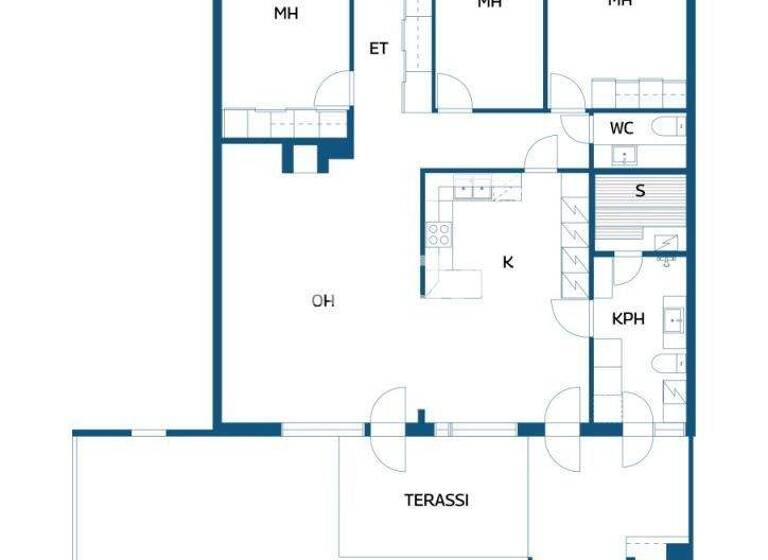 Doppelhaushälfte zum Kauf 378.000 € 4 Zimmer 111,5 m² 5.050 m² Grundstück Taavinharju 12 Espoo 02180