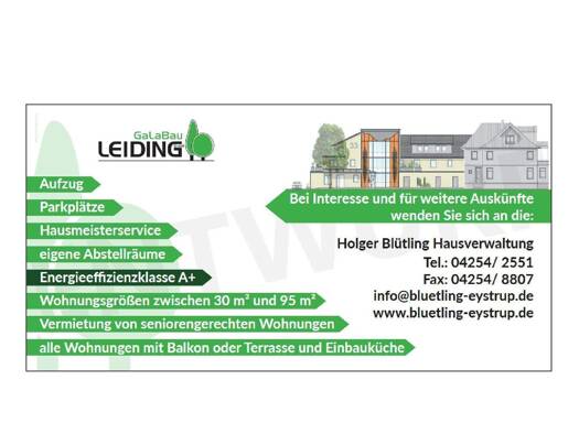 Wohnung zur Miete 836 € 2 Zimmer 83,6 m² 2 Geschosse frei ab 01.07.2026 Hoya 27318