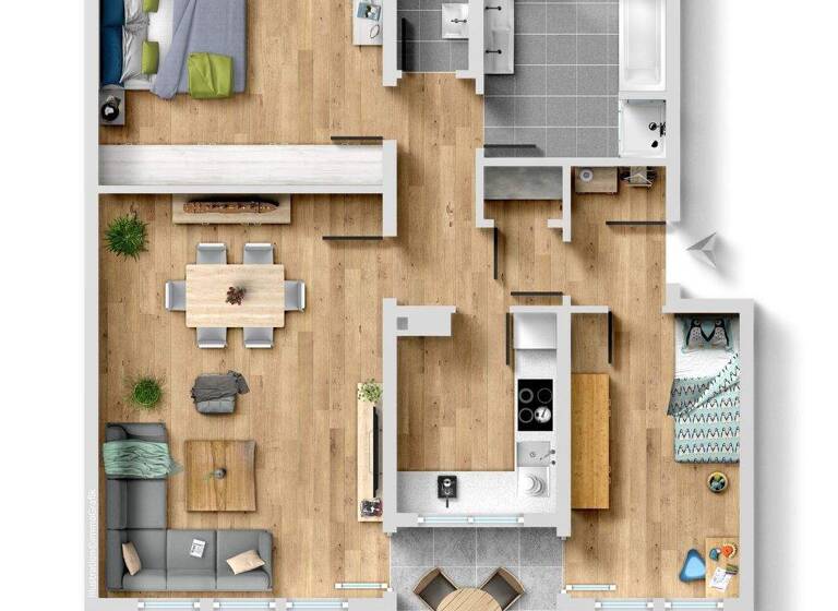 Wohnung zum Kauf 279.000 € 3 Zimmer 83,8 m² 1. Geschoss frei ab sofort Negeleinstraße 19 Gunzenhausen 91710