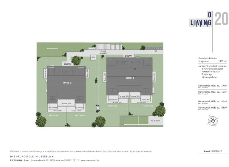 Wohnung zum Kauf provisionsfrei 1.059.000 € 3 Zimmer 88 m²<br/>Wohnfläche EG<br/>Geschoss Oberbrunner Straße 20 Thalk.Obersendl.-Forsten-Fürstenr.-Solln München 81475
