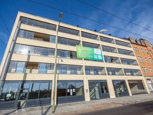 Wohnung zur Miete 595 € 1 Zimmer 43,1 m² 2. Geschoss Leipziger Straße Pieschen-Süd Dresden 01127