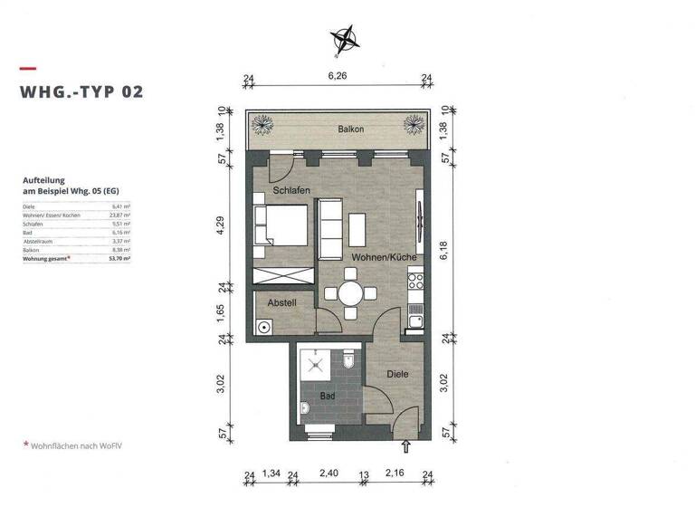 Wohnung zur Miete 779 € 2 Zimmer 53,7 m² 4. Geschoss Schneringer Str. 27 Rüthen 59602