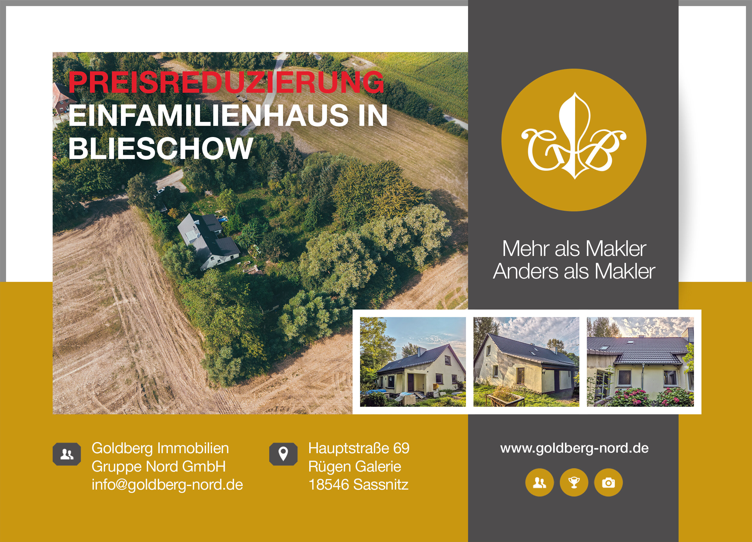 Haus zum Kauf 319.000 € 10 Zimmer 212 m²<br/>Wohnfläche 9.264 m²<br/>Grundstück Blieschow Sassnitz 18546