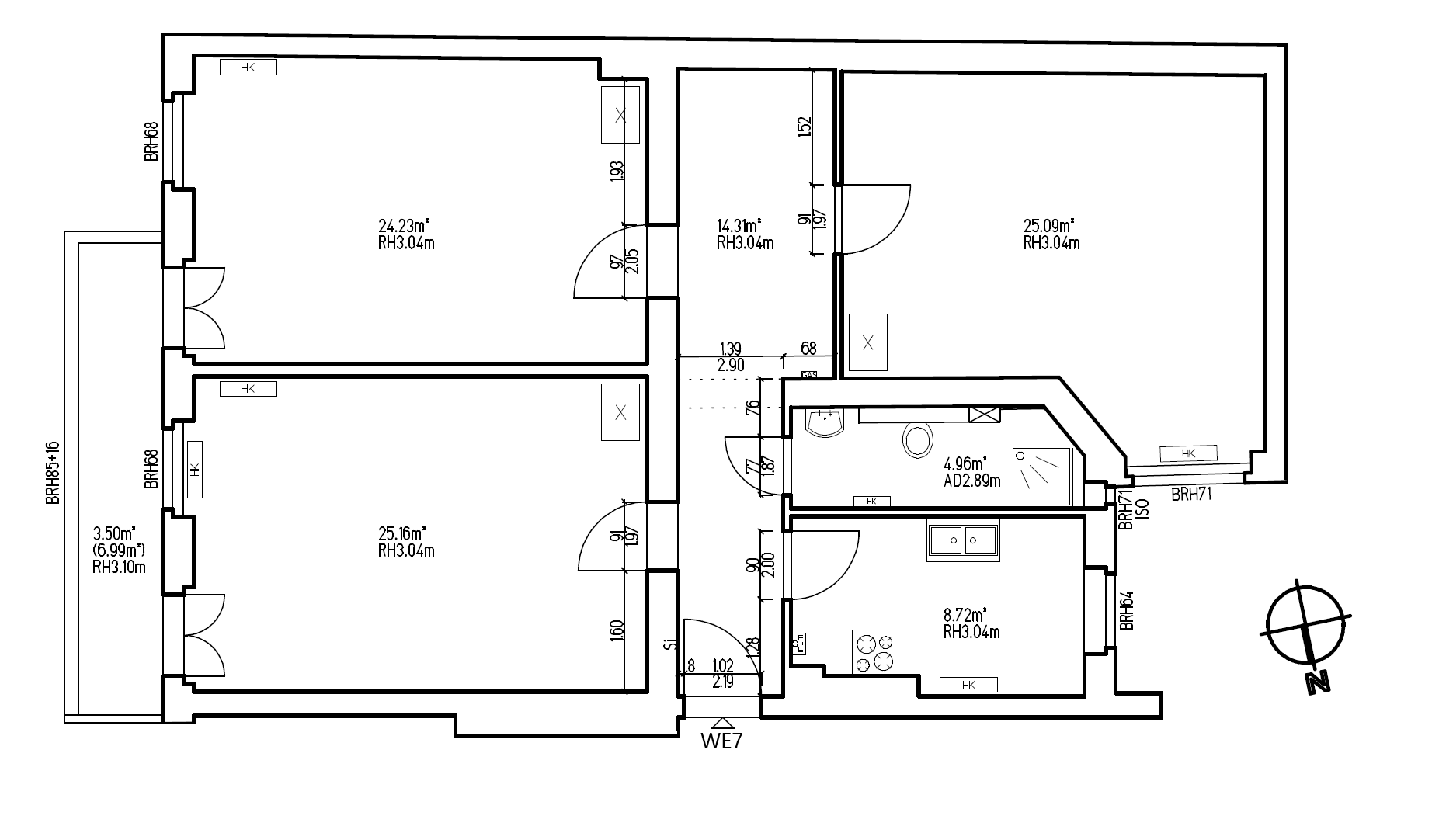 Wohnung zum Kauf 598.725 € 3 Zimmer 106 m²<br/>Wohnfläche 3.<br/>Geschoss Friedrichshain Berlin 10247