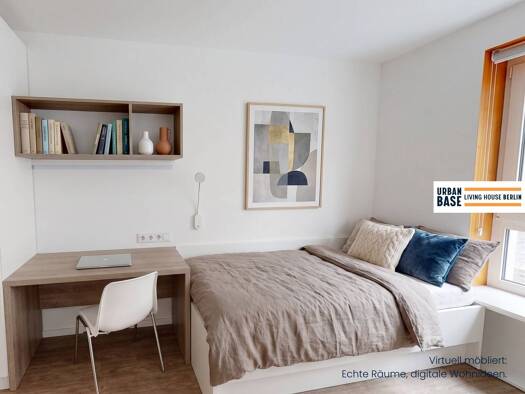 Wohnung zur Miete auf Zeit 401 € 1 Zimmer 16,4 m² frei ab 01.10.2026 Ostendstraße 27 Oberschöneweide Treptow-Köpenick 12459