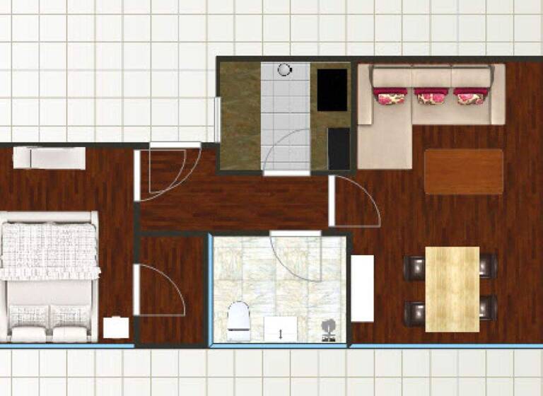 Wohnung zum Kauf provisionsfrei 195.000 € 2 Zimmer 56 m² Birdieweg 2b Hohen Wieschendorf Hohen Wieschendorf (Hohenkirchen) 23968