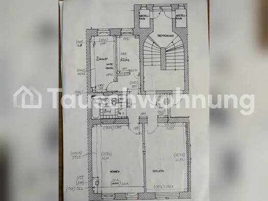 Wohnung zur Miete Tauschwohnung 1.117 € 3 Zimmer 83 m² 4. Geschoss Albertstadt Dresden 01099