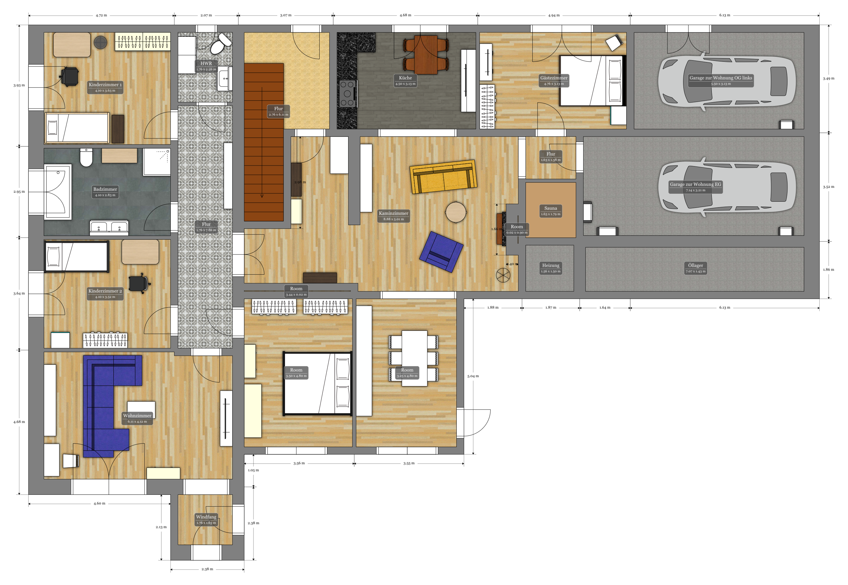 Terrassenwohnung zur Miete 1.375 € 7 Zimmer 172 m²<br/>Wohnfläche EG<br/>Geschoss Im Felde 1 Berghausen Borgholzhausen 33829