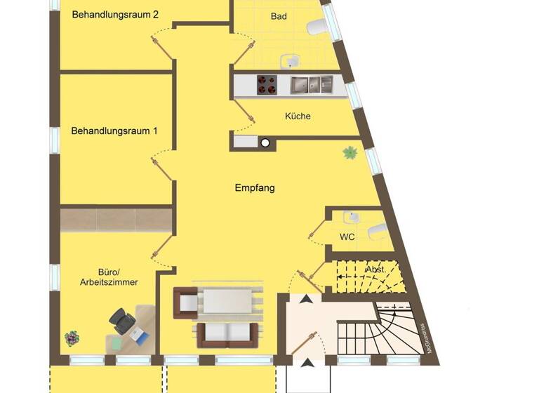 Praxisfläche zur Miete 680 € 4 Zimmer Wildeshausen 27793