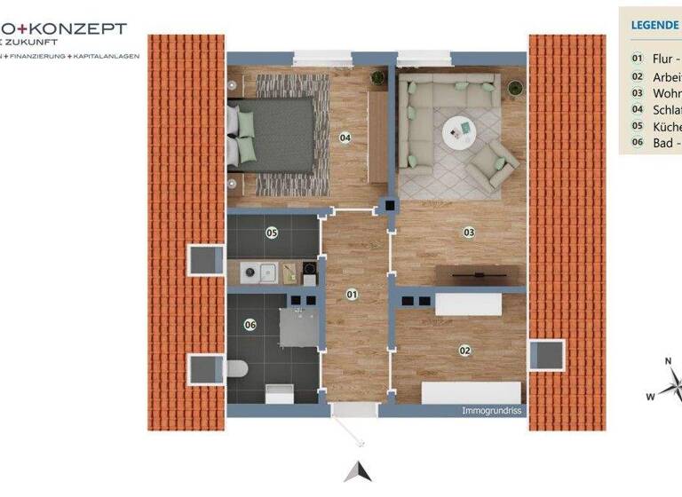 Wohnung zum Kauf 115.000 € 3 Zimmer 39,6 m² Bramsche 49565