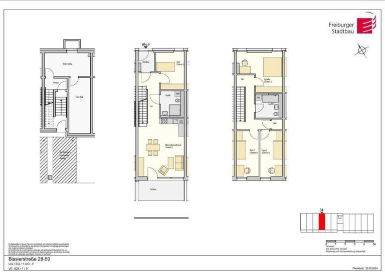 Maisonette zum Kauf 934.000 € 5 Zimmer 118 m² EG frei ab 31.08.2026 Betzenhausen Freiburg im Breisgau 79114