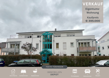 Wohnung zum Kauf als Kapitalanlage geeignet 395.000 € 3 Zimmer 78 m² Weststadt Tübingen 72070