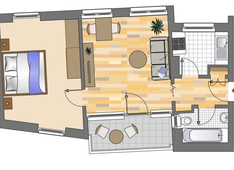 Wohnung zur Miete 349 € 2 Zimmer 48 m² 3. Geschoss frei ab 03.04.2026 Hofbachstraße 74 Geisweid Siegen 57078