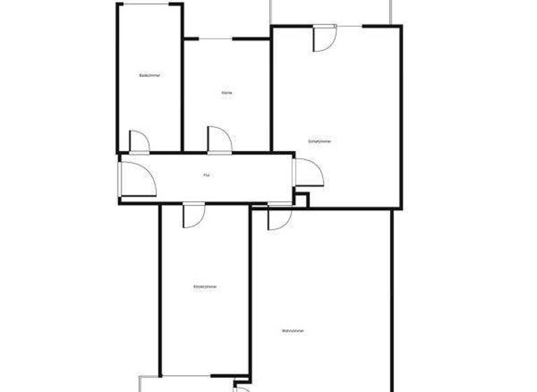 Wohnung zur Miete 1.013 € 3 Zimmer 74,2 m² 3. Geschoss frei ab 29.03.2026 Kasinostr. 31 Darmstadt 64293