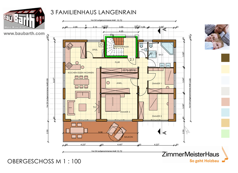 Wohnung zum Kauf - Erstbezug provisionsfrei als Kapitalanlage geeignet 469.000 € 5 Zimmer 113 m² Oberdorfstrasse 5 Langenrain Allensbach 78476