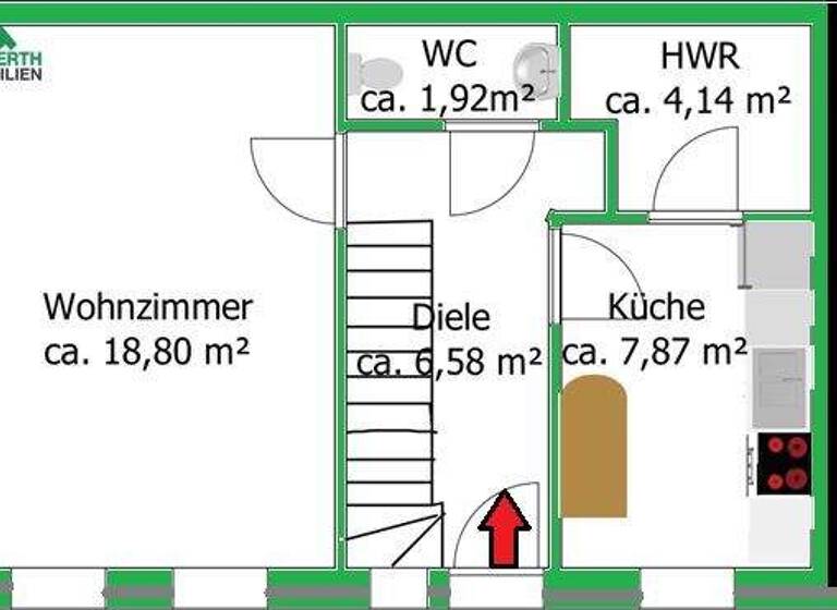 Maisonette zum Kauf 169.000 € 3 Zimmer 77,2 m² Bredstedt 25821