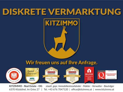 Villa zum Kauf - Erstbezug 6 Zimmer 400 m² 1.320 m² Grundstück Kitzbühel 6370