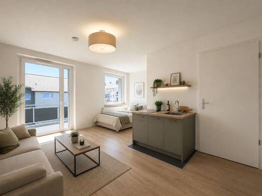 Studio zur Miete 424 € 1 Zimmer 25,6 m² 2. Geschoss Innenstadt Minden 32425