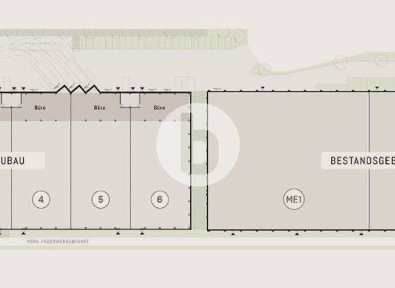 Lagerhalle zur Miete - Erstbezug provisionsfrei 8 € 1.102 m² Lagerfläche Ahrensburg 22926