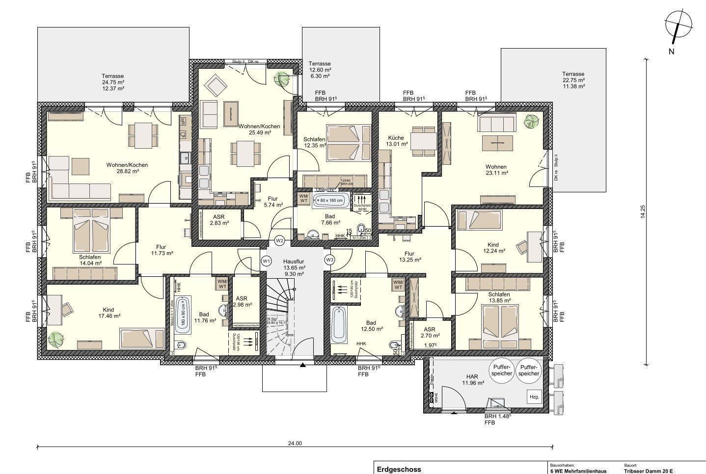 Mehrfamilienhaus zum Kauf provisionsfrei als Kapitalanlage geeignet 1.506 m²<br/>Grundstück Vogelsang Stralsund 18437