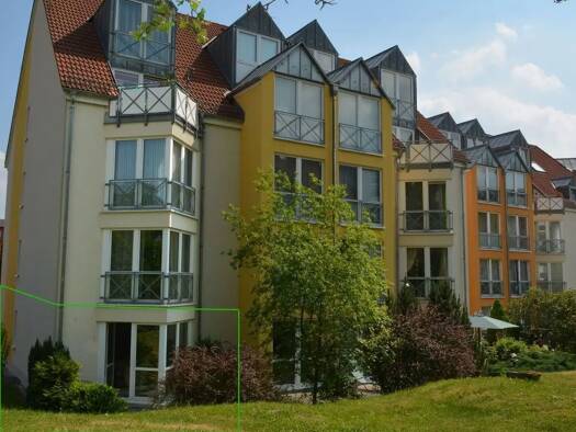 Terrassenwohnung zum Kauf provisionsfrei 110.000 € 2 Zimmer 60 m² Geschoss EG/4 frei ab sofort Jahnstraße 20 Saalfeld Saalfeld/Saale 07318