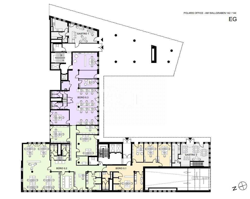 Bürofläche zur Miete provisionsfrei 17 € 8.546 m²<br/>Bürofläche Wallgraben - West Stuttgart 70565