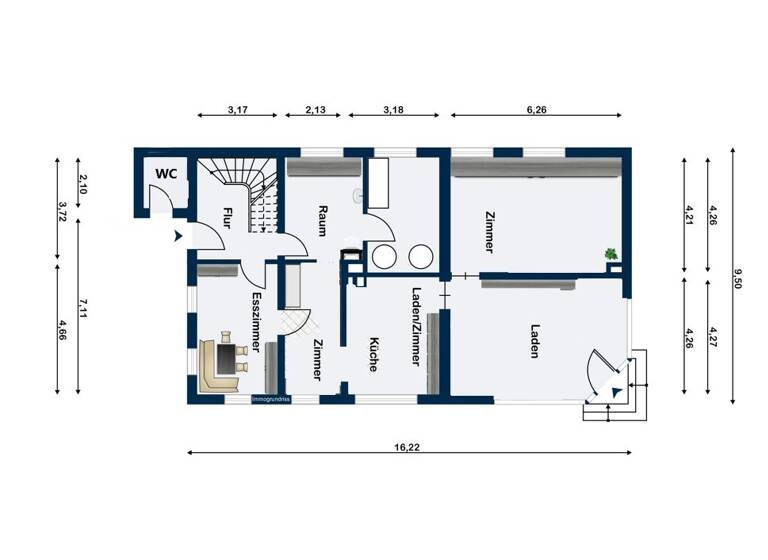 Haus zum Kauf 115.000 € 12 Zimmer 175 m² 214 m² Grundstück Gefrees 95482
