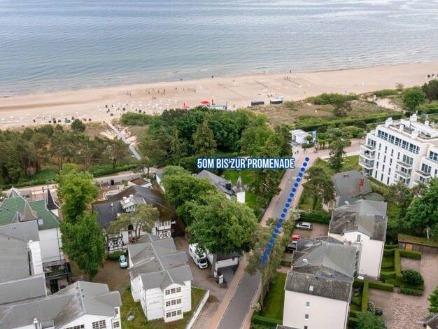 Wohnung zum Kauf 278.000 € 2 Zimmer 46,9 m² frei ab sofort Ostseebad Heringsdorf Seebad Ahlbeck 17419