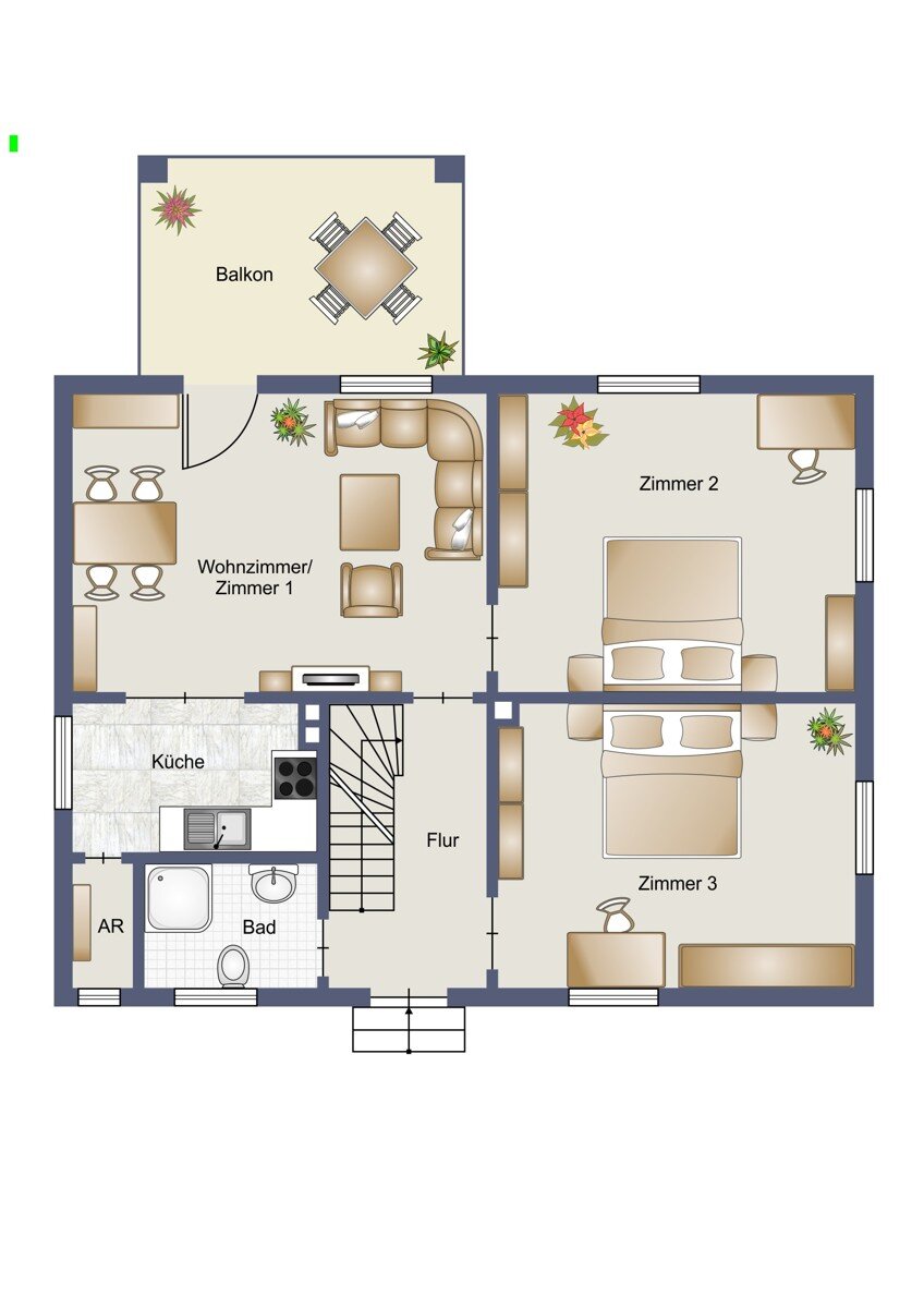 Einfamilienhaus zum Kauf 227.000 € 6 Zimmer 107 m²<br/>Wohnfläche 1.061 m²<br/>Grundstück Neuenrade Neuenrade 58809