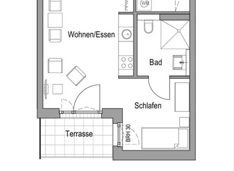 Wohnung zur Miete 653 € 2 Zimmer 41,1 m² frei ab 11.04.2026 Scheederstraße 49 Königs Wusterhausen 15711
