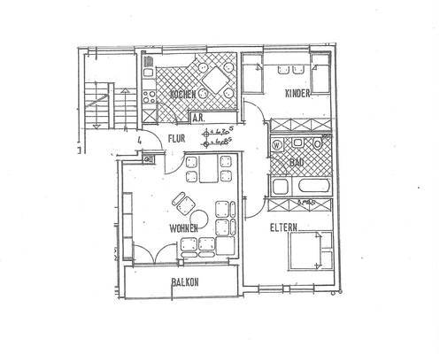 Wohnung zur Miete 700 € 3 Zimmer 82 m²<br/>Wohnfläche ab sofort<br/>Verfügbarkeit Zimmergasse Bad Kreuznach Bad Kreuznach 55543