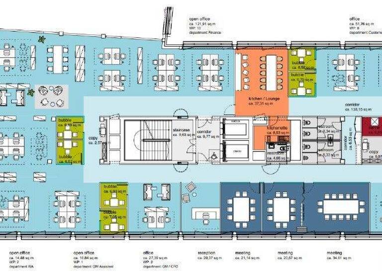 Bürofläche zur Miete 19,60 € 782,3 m² Bürofläche Wien 1020