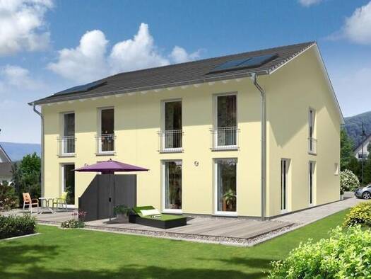 Doppelhaushälfte zum Kauf - Erstbezug 384.000 € 5 Zimmer 138 m² 777 m² Grundstück Mettenheim 67582