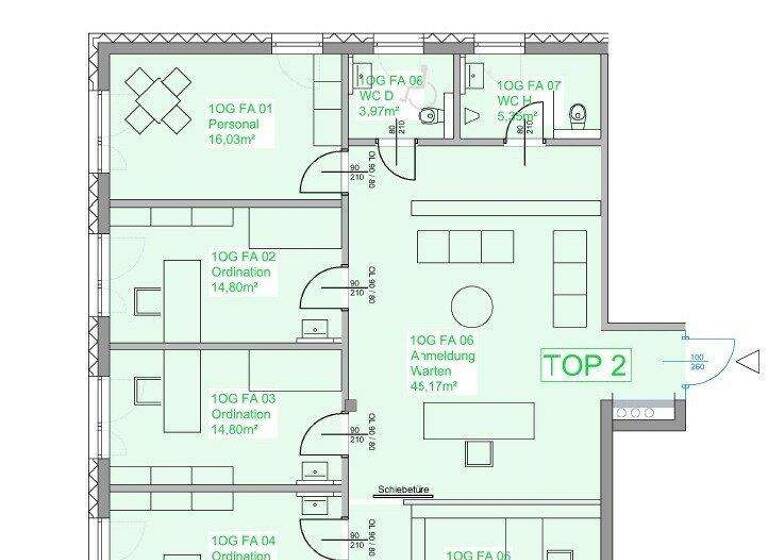Büro zur Miete 2.766 € 6 Zimmer Packerstraße Lieboch 8501